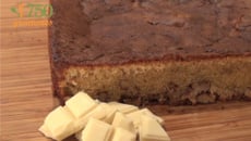 Brownie façon Blondie au chocolat blanc