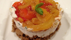 Cheesecake aux poivrons