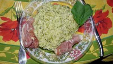 Risotto au pesto de roquette