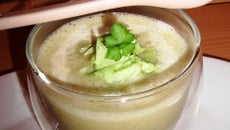 Velouté de laitue et Saint Môret