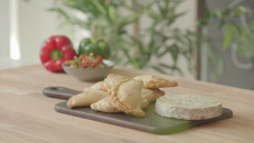 Empanadas aux légumes et à la fourme d'Ambert