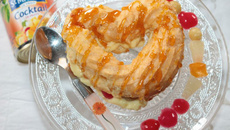 Cœurs à la crème et aux fruits