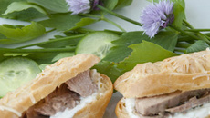 Eclair salé thon-tzatziki
