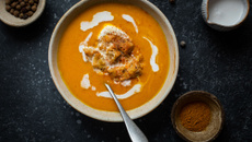 Velouté de carotte coco