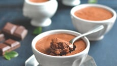Mousse au chocolat sans œuf à l'aquafaba