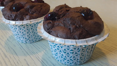 Muffins chocolat et cranberries au Thermomix