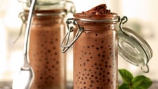 Mousse au chocolat perlée