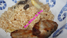 Risotto d'asperges aux morilles