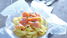 Tagliatelles au saumon fumé au Companion