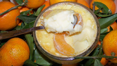 Crème renversée aux clémentines !