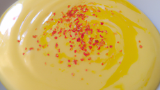 Crème anglaise au safran de Pludual