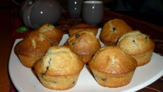 Muffins amandes et chocolat