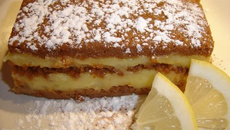 Millefeuille au spéculoos, crème au citron