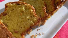 Cake aux cerises et à la poire