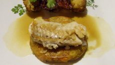 Rosti munster julienne et choucroute aux graines de moutarde