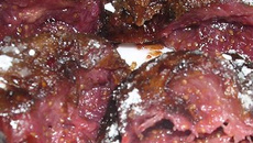 Figues pochées framboise cannelle