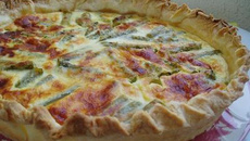 Tarte aux asperges vertes