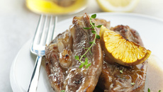 Tendrons de veau marinés au citron, miel et thym