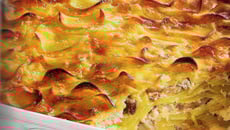 Gratin de matjes à la ciboulette