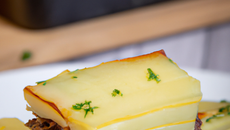 Brick viande hachée, gruyère, pommes de terre