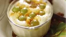 Sabayon au marsala et raisin vert