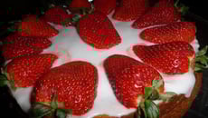 Gâteau portugais aux fraises pour la fete des mères