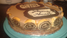 Bavarois chocolat / pralinoise