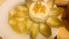 Sole et riz surprise aux légumes