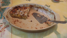 Flognarde aux trois fruits