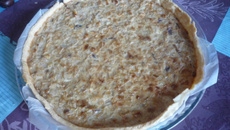 Tarte à l'oignon nouveau