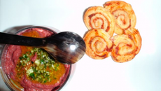 Verrine de gaspacho de betteraves