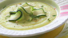 Velouté de courgettes froid ou chaud