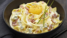 Tagliatelles gourmandes au Bresse Bleu