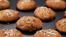 Cookies au chocolat et tahini