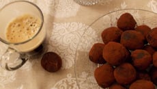 Truffes aux 2 chocolats et caramel