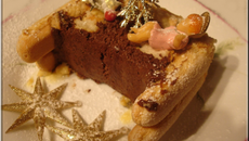 Bûche aux 2 chocolats