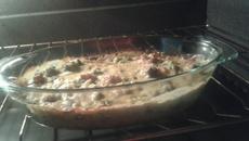 Gratin de brocolis et de choux fleur