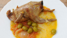 Cailles aux olives