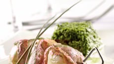 Petites brochettes de St Jacques