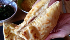 Naans au Roquefort Papillon