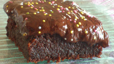 Brownie gourmand à la cassonade