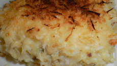 Gratin de riz classique