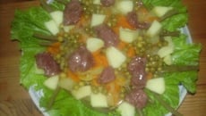 Salade surprise de gésiers de canard