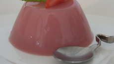 Flan aux fraises