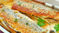 Pannequets aux harengs doux gratinés