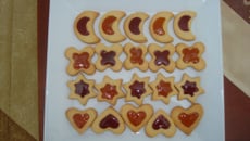 Petits sablés à la confiture..miaam