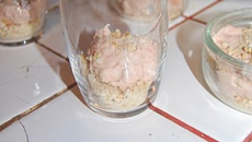 Tiramisu au saumon fumé