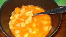 Pommes de terre et ses carottes fondantes