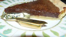 Tarte aux caramels et chocolat
