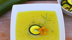 Soupe de courgette